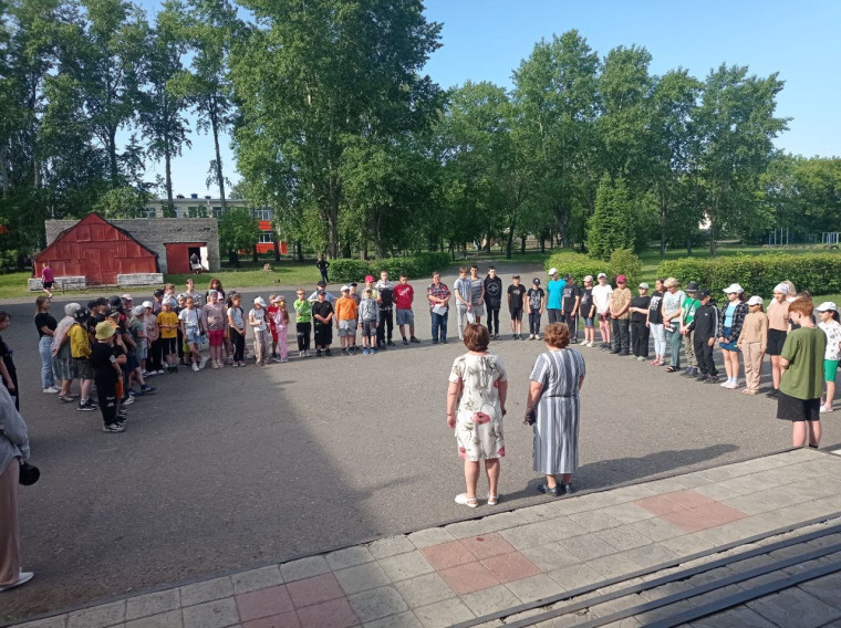 Пришкольный лагерь.